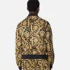 Barocco Jacquard-Sweatshirt mit Reißverschluss