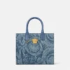 Barocco La Medusa Denim Kleine Tragetasche
