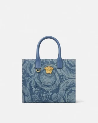 Barocco La Medusa Denim Kleine Tragetasche