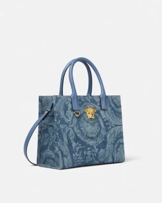Barocco La Medusa Denim Kleine Tragetasche