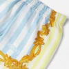 Barocco Nadelstreifen-Seidenshorts für Kinder