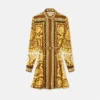 Barocco Silk Mini-Hemdkleid