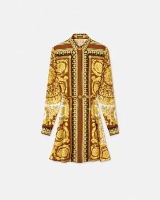 Barocco Silk Mini-Hemdkleid