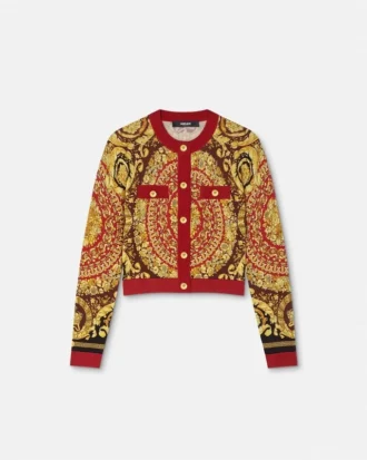 Barocco Silk-Strickjacke