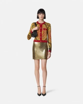 Barocco Silk-Strickjacke