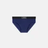 Baumwoll-Slip mit Rippstrick