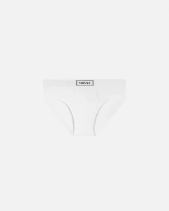 Baumwoll-Slip mit Rippstrick