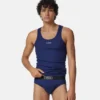 Baumwoll-Slip mit Rippstrick