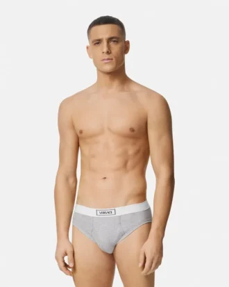 Baumwoll-Slip mit Rippstrick