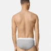 Baumwoll-Slip mit Rippstrick