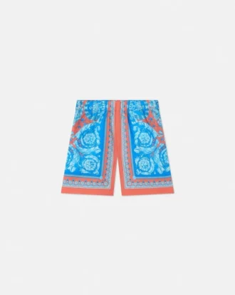 Bedruckte Baumwoll-Popeline-Shorts für Kinder