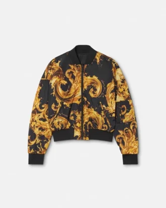 Bedruckte Bomberjacke