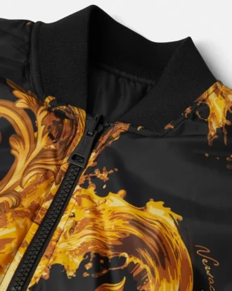 Bedruckte Bomberjacke