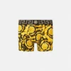 Bedruckte Jacquard-Baumwoll-Jersey-Lange Badehose