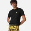 Bedruckte Jacquard-Baumwoll-Jersey-Trunks Bedruckte Jacquard-Baumwoll-Jersey-Trunks