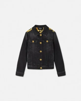 Bedruckte Jeansjacke für Kinder