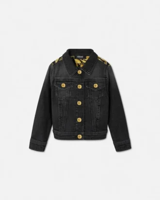 Bedruckte Jeansjacke für Kinder