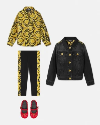 Bedruckte Jeansjacke für Kinder