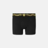 Bedruckte lange Boxershorts aus Baumwolljersey