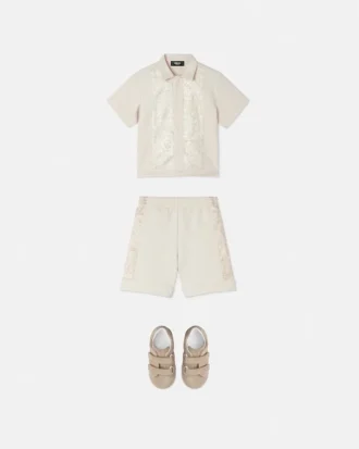Bedruckte Milano-Stitch-Sweatshorts für Kinder