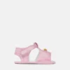Bedruckte Satin-Sandalen für Babys