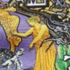 Bedruckte Seidenkrawatte aus Twill