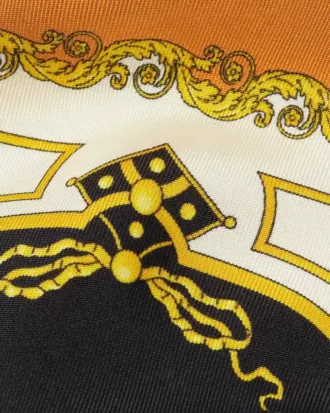 Bedruckte Seidenkrawatte aus Twill
