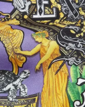 Bedruckte Seidenkrawatte aus Twill