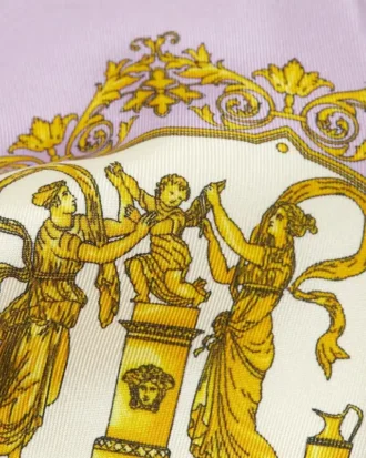 Bedruckte Seidenkrawatte aus Twill
