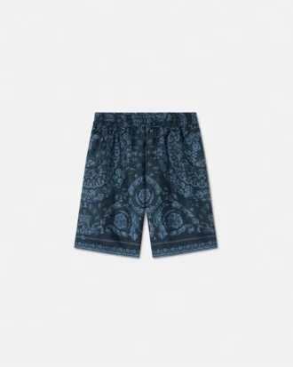 Bedruckte Seidentwill-Shorts für Kinder