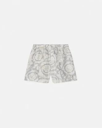 Bedruckte Seidentwill-Shorts für Kinder