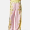 Bedruckte Seidentwillhose