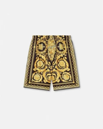 Bedruckte Shorts aus Seidentwill
