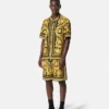 Bedruckte Shorts aus Seidentwill