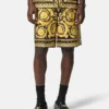 Bedruckte Shorts aus Seidentwill