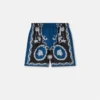 Bedruckte Slim-Shorts aus Seidentwill