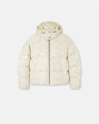 Bedruckte Steppjacke