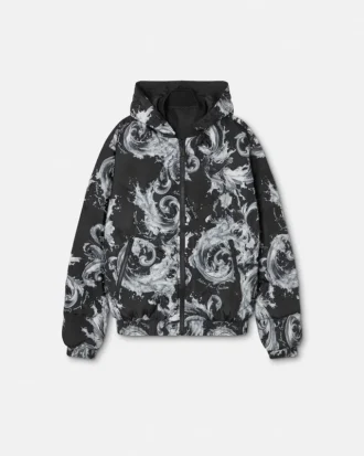 Bedruckte Steppjacke