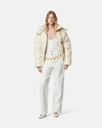 Bedruckte Steppjacke