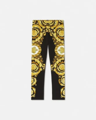 Bedruckte Stretch-Baumwolljersey-Leggings für Kinder