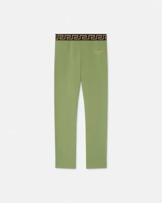 Bedruckte Stretch-Baumwolljersey-Leggings für Kinder