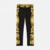 Bedruckte Stretch-Baumwolljersey-Leggings für Kinder