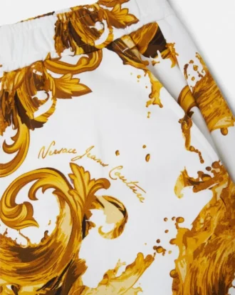 Bedruckte Sweathose aus Baumwolljersey