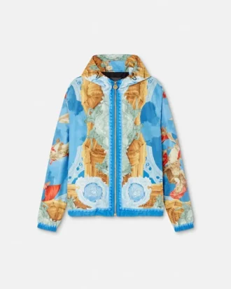 Bedruckte Windjacke