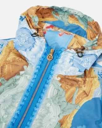 Bedruckte Windjacke