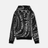 Bedruckter Hoodie aus Baumwolljersey