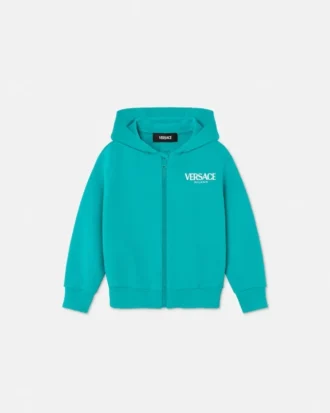 Bedruckter Kapuzenpullover aus Baumwolljersey für Kinder