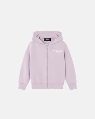 Bedruckter Kapuzenpullover aus Baumwolljersey für Kinder