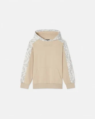 Bedruckter Kapuzenpullover aus Baumwolljersey für Kinder