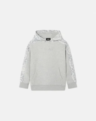 Bedruckter Kapuzenpullover aus Baumwolljersey für Kinder